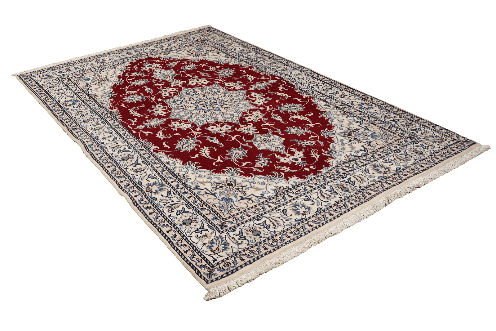 Nain 12La — Hand-knotted, 163x246 cm, Multicolor, 100% Virgin Wool | View 4