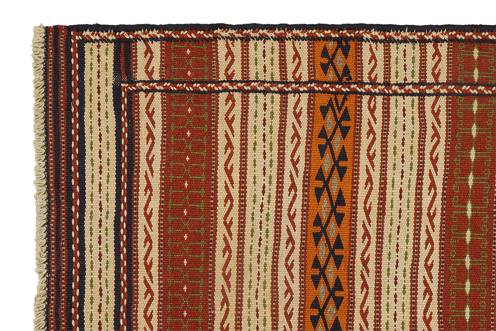 Kelim Kordi — Handmade, 96x148 cm, Multicolor, 100% Virgin Wool | View 3