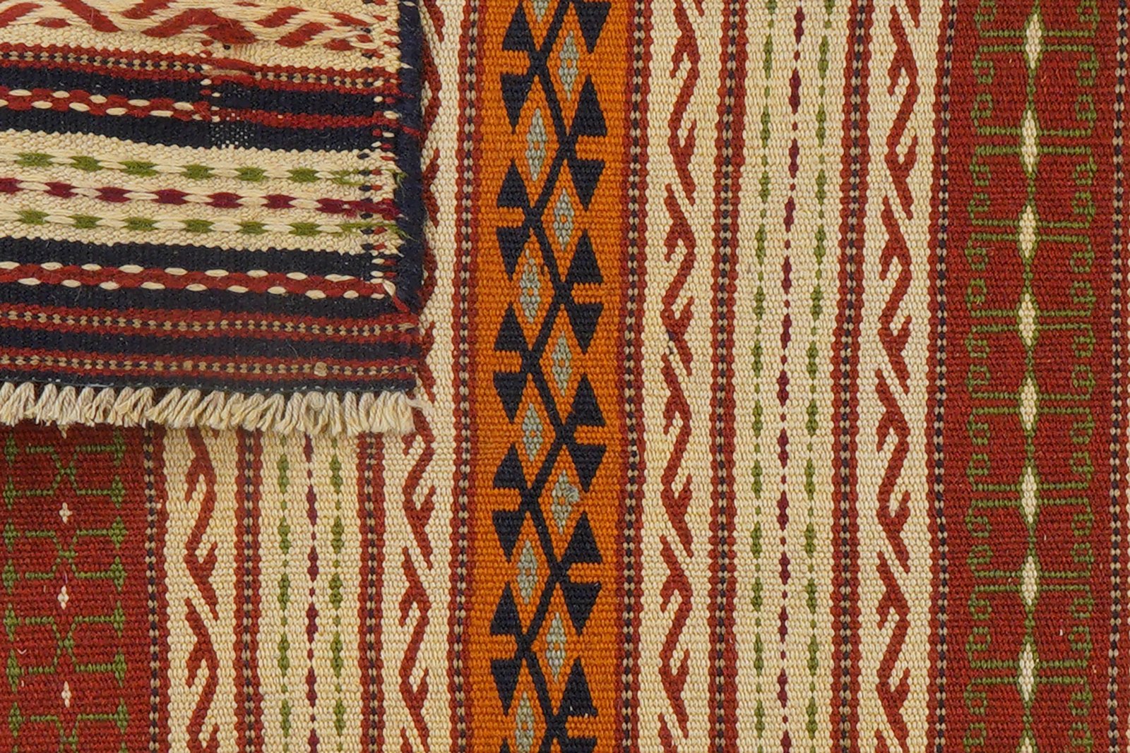 Kelim Kordi — Handmade, 96x148 cm, Multicolor, 100% Virgin Wool | View 7