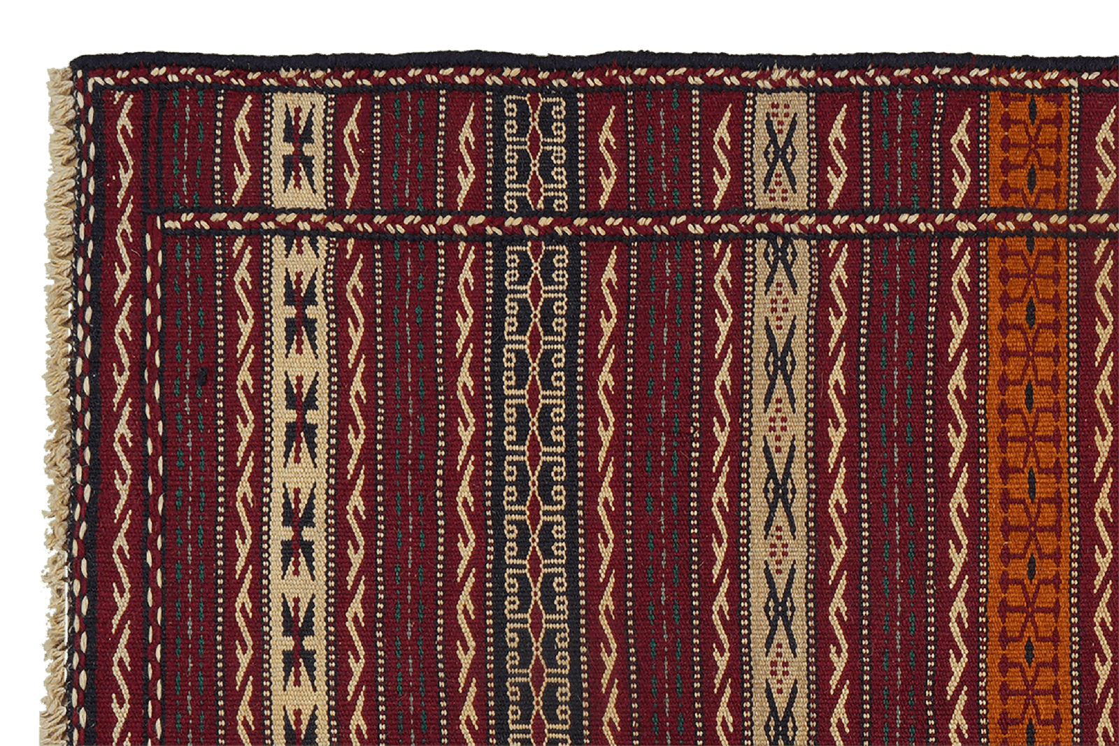 Kelim Kordi — Handmade, 103x149 cm, Multicolor, 100% Virgin Wool | View 3