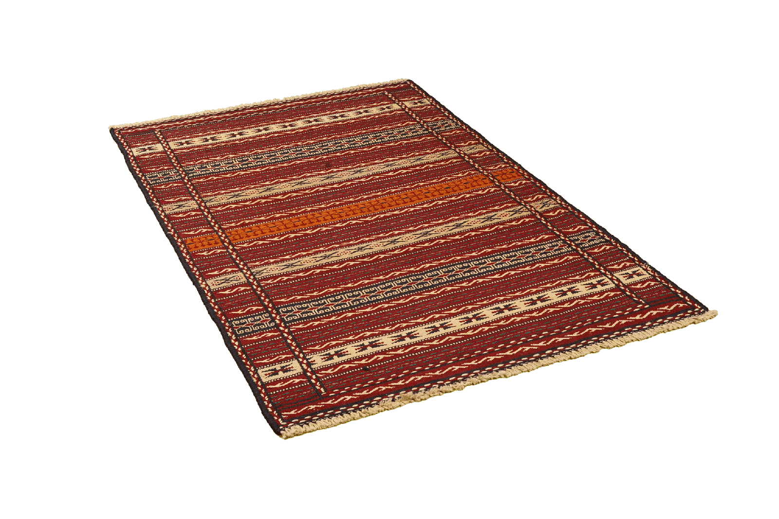 Kelim Kordi — Handmade, 103x149 cm, Multicolor, 100% Virgin Wool | View 4