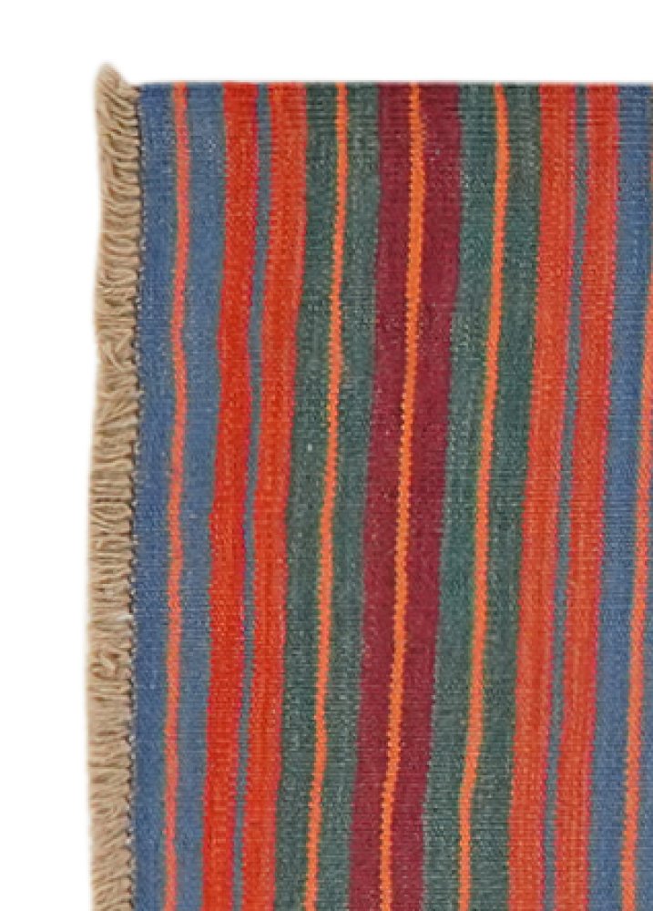 Kelim Gashgai — Handmade, 62x197 cm, Multicolor, 100% Virgin Wool | View 3