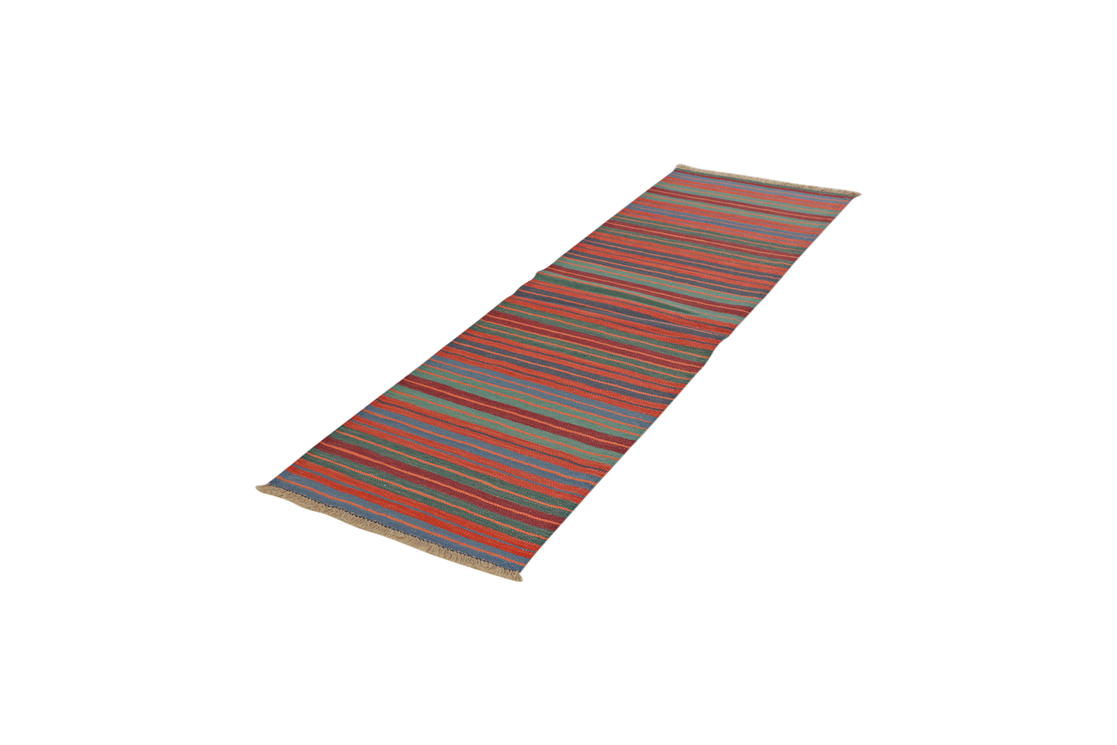 Kelim Gashgai — Handgefertigt, 197x62 cm, Bunt, 100% Virgin Wool | View 6