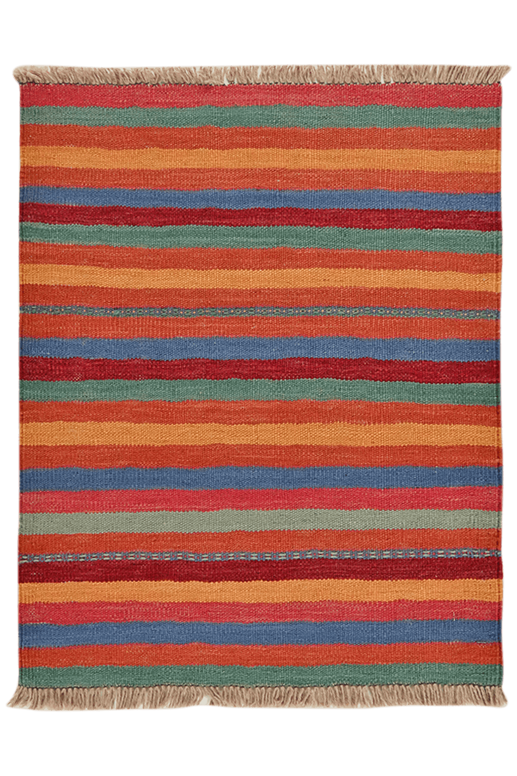 Kelim Gashgai — Handmade, 66x83 cm, Multicolor, 100% Virgin Wool | Main view