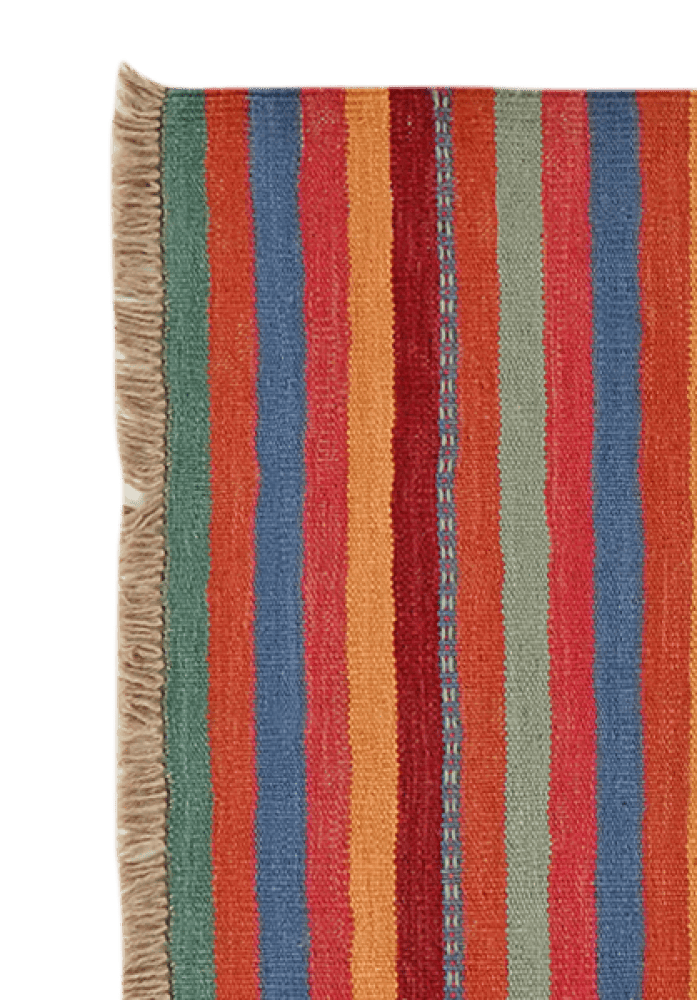Kelim Gashgai — Handmade, 66x83 cm, Multicolor, 100% Virgin Wool | View 3
