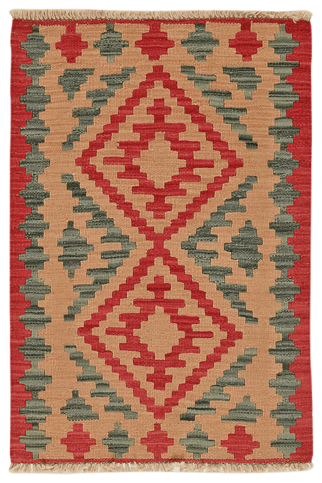 Kelim Gashgai — Handmade, 63x92 cm, Multicolor, 100% Virgin Wool | Main view