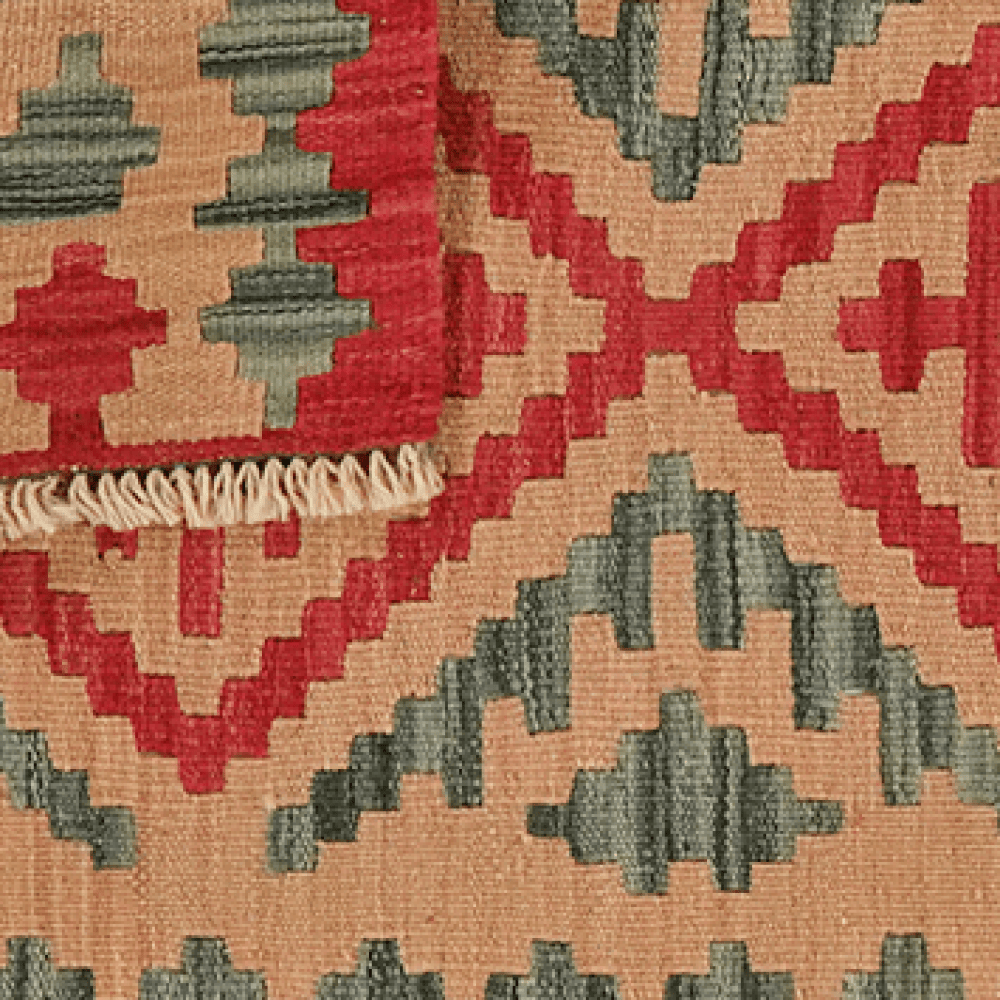 Kelim Gashgai — Handmade, 63x92 cm, Multicolor, 100% Virgin Wool | View 6