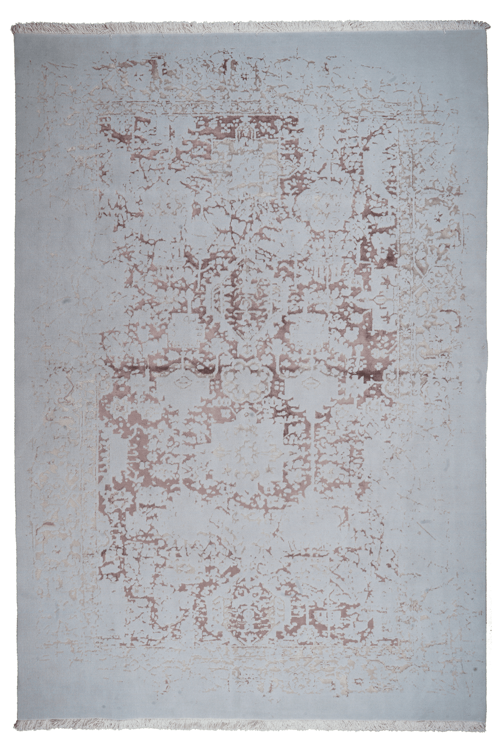 Paradayda — Hand-knotted, 203x295 cm, Blue, 70% Baumwolle, 30% Viskose | Main view