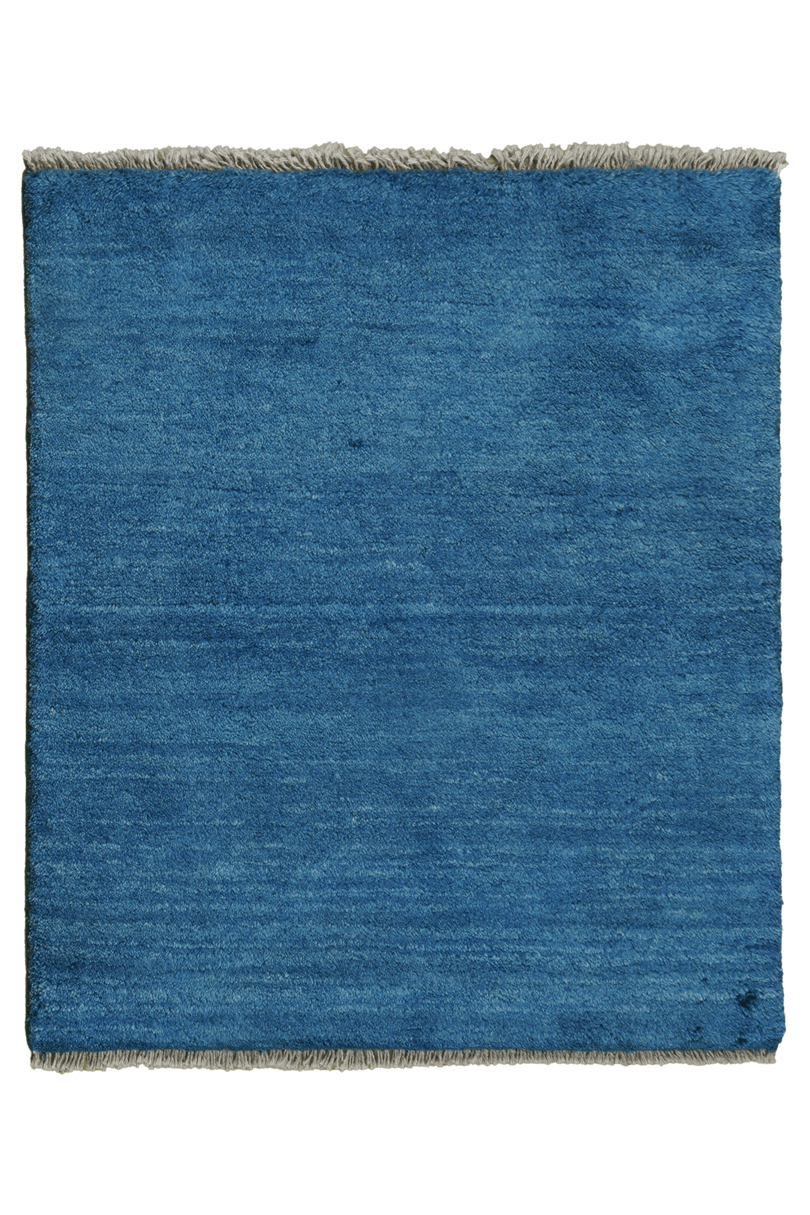 Gabbeh — Hand-knotted, 74x86 cm, Blue, 100% Virgin Wool | Main view