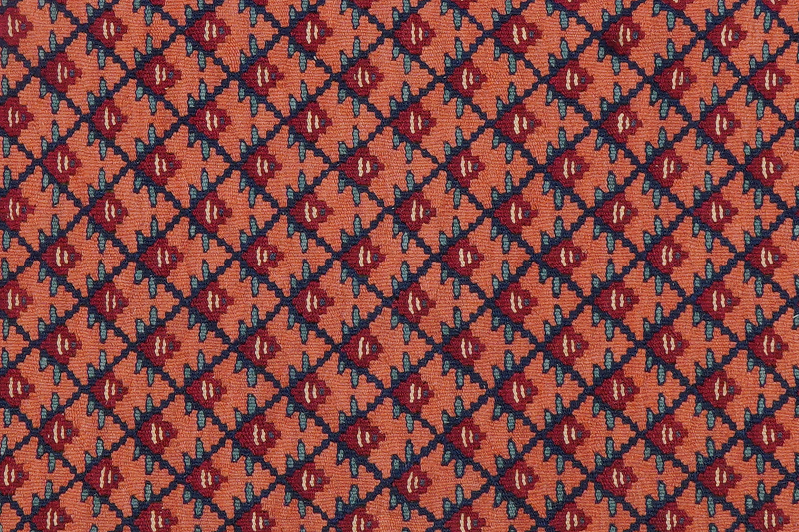 Kelim Senneh — Handgefertigt, 147x107 cm, Beige, 100% Virgin Wool | View 7