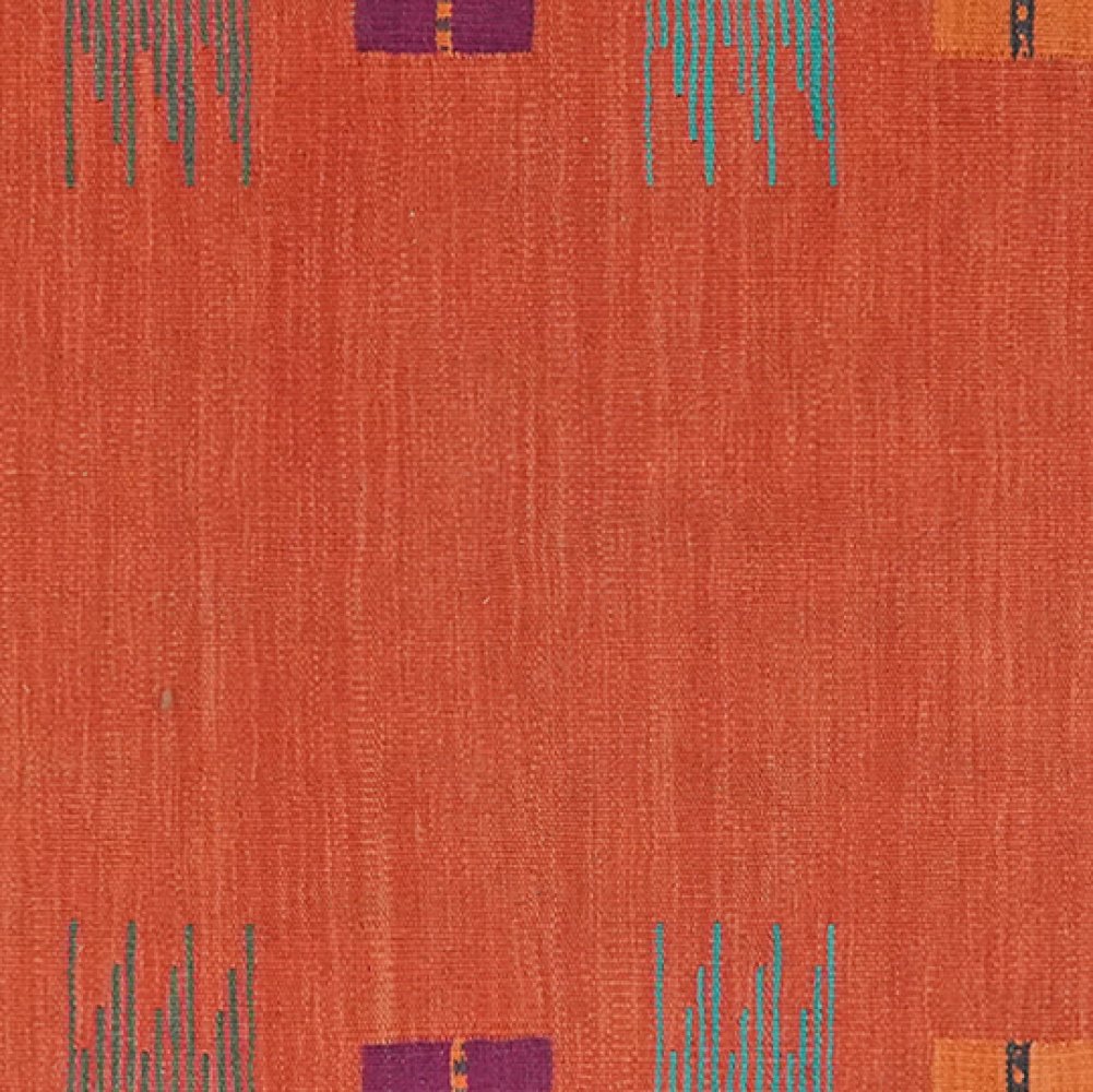Kelim Gashgai — Handmade, 101x252 cm, Red, 100% Virgin Wool | View 4