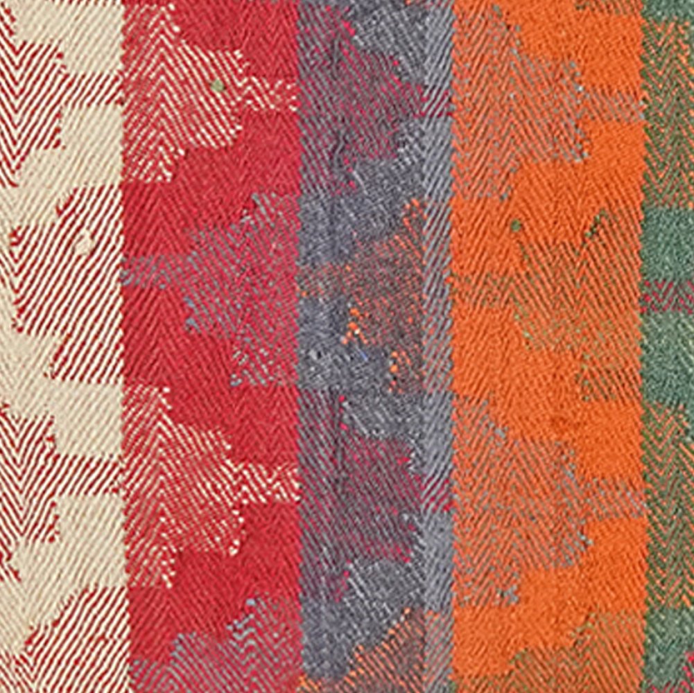 Kelim Kissen — Handmade, 65x65 cm, Multicolor, 100% Virgin Wool | View 4