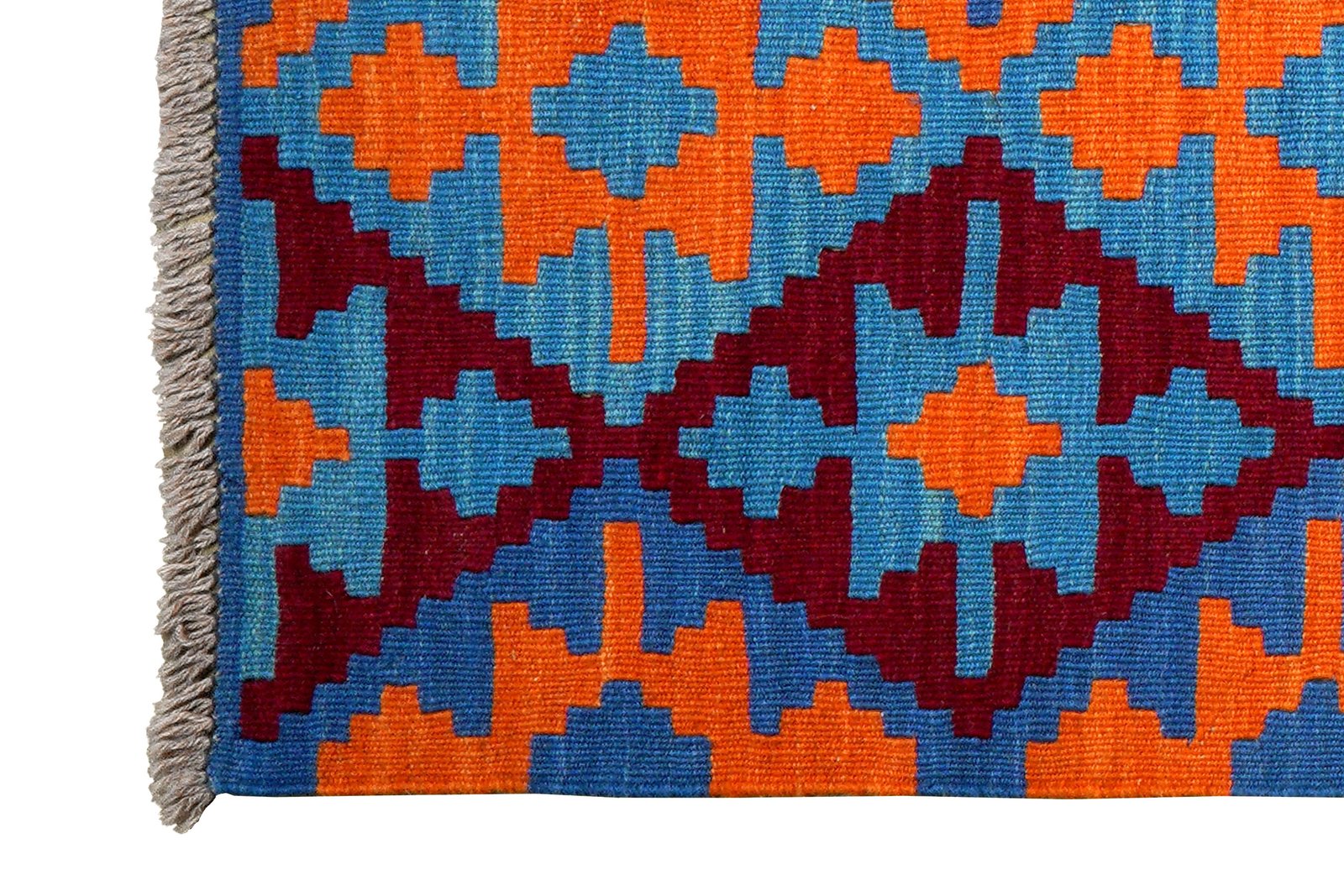 Kelim Gashgai — Handmade, 124x185 cm, Multicolor, 100% Virgin Wool | View 3