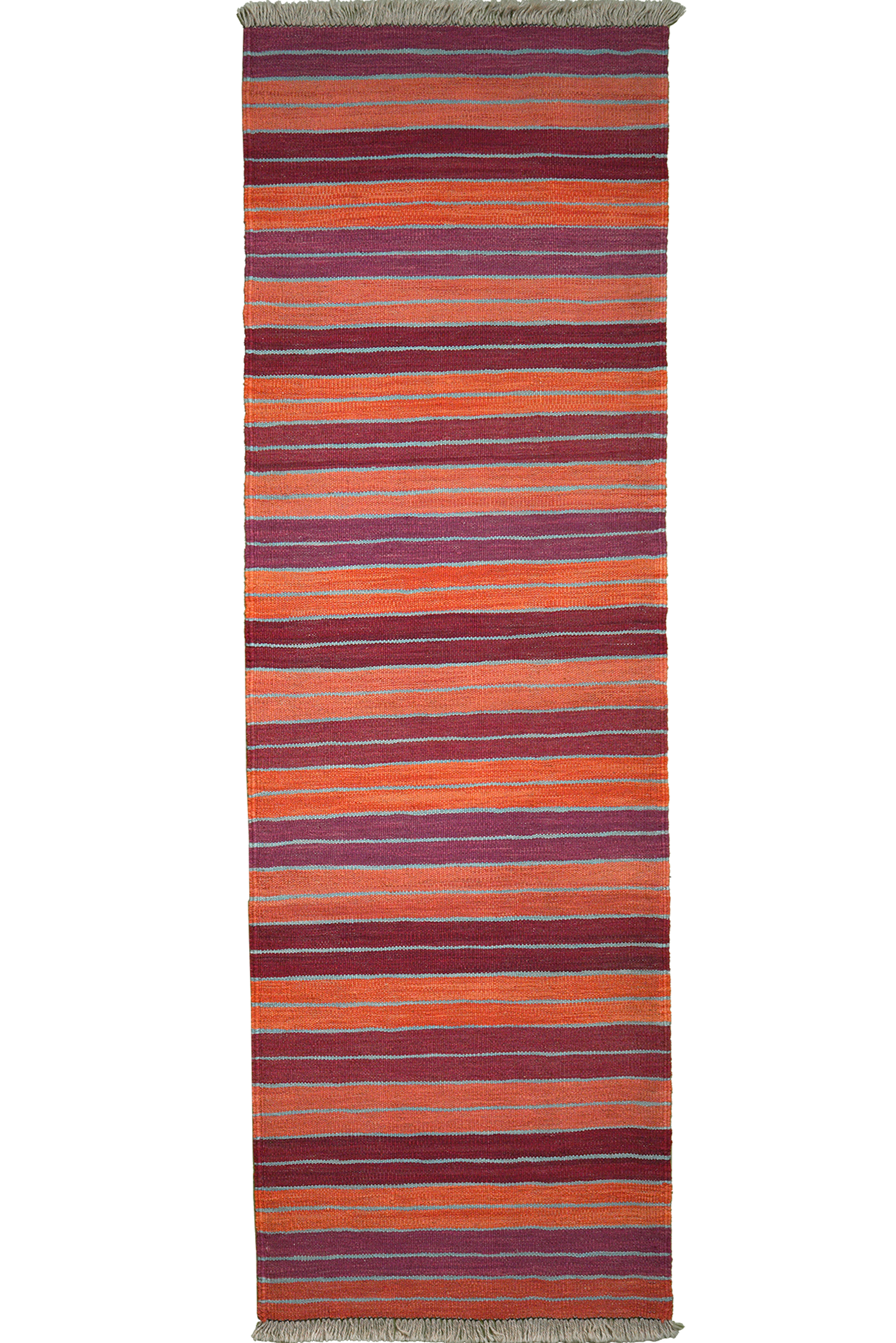 Kelim Gashgai — Handgefertigt, 193x64 cm, Bunt, 100% Virgin Wool | Main view