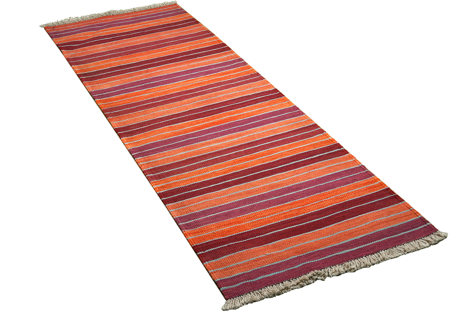 Kelim Gashgai — Handgefertigt, 193x64 cm, Bunt, 100% Virgin Wool | View 5