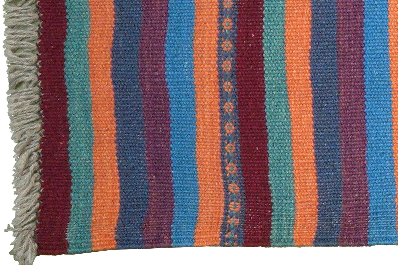 Kelim Gashgai — Handmade, 60x197 cm, Multicolor, 100% Virgin Wool | View 3