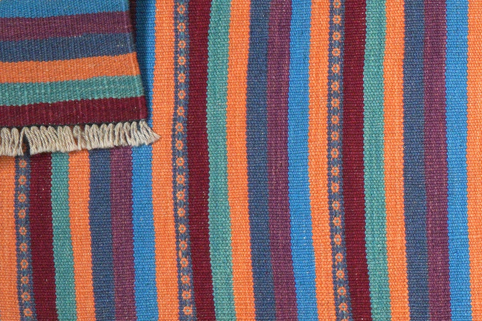 Kelim Gashgai — Handmade, 60x197 cm, Multicolor, 100% Virgin Wool | View 6