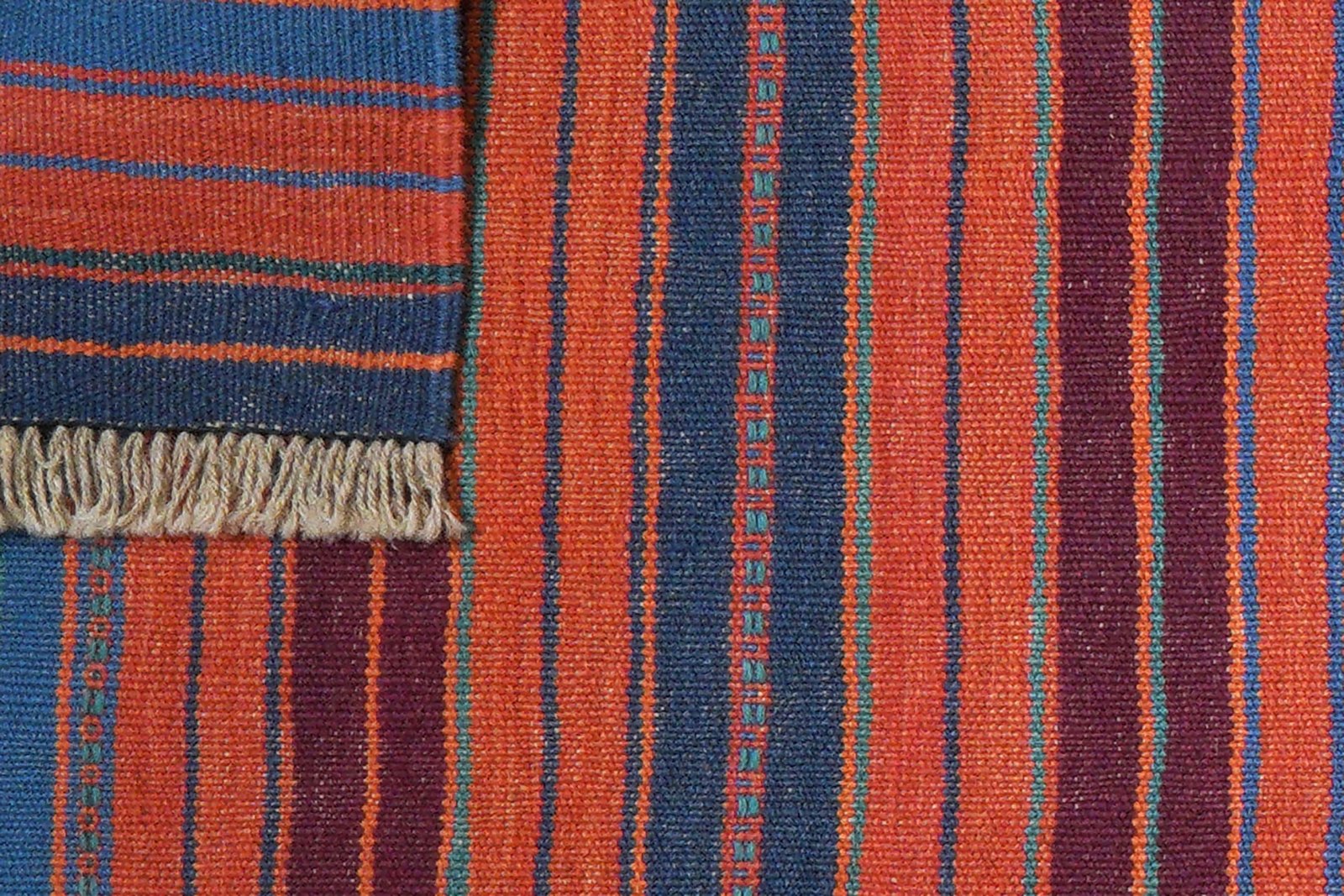 Kelim Gashgai — Handmade, 60x196 cm, Multicolor, 100% Virgin Wool | View 6
