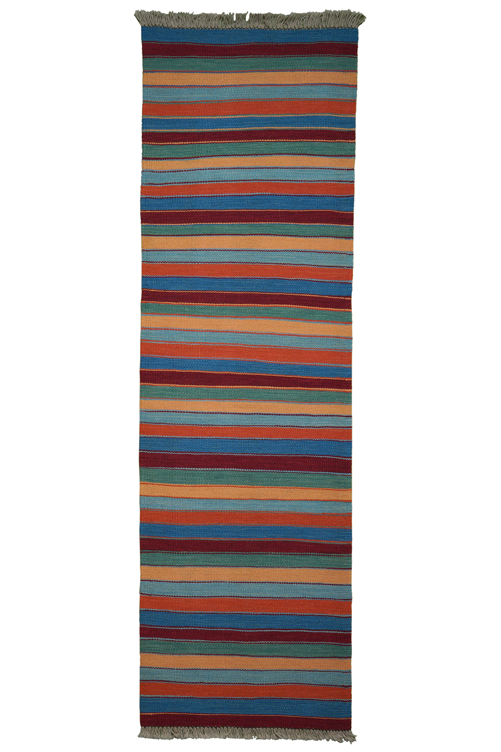 Kelim Gashgai — Handgefertigt, 191x58 cm, Bunt, 100% Virgin Wool | Main view