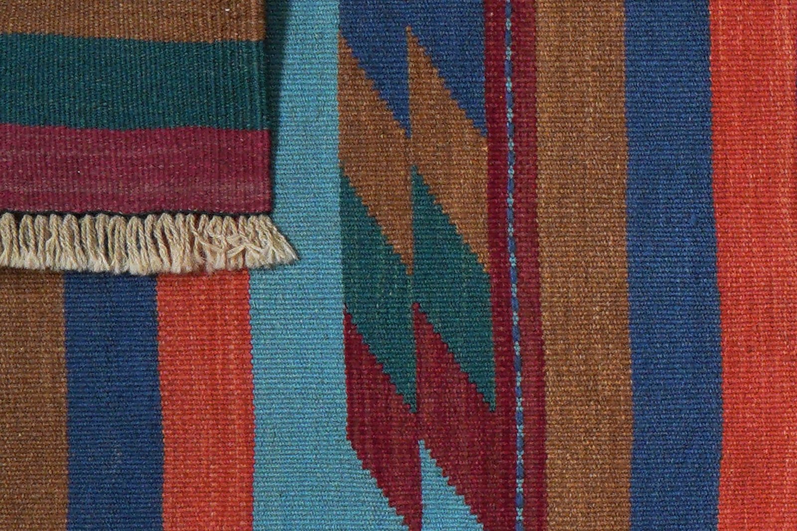 Kelim Gashgai — Handmade, 63x200 cm, Multicolor, 100% Virgin Wool | View 6
