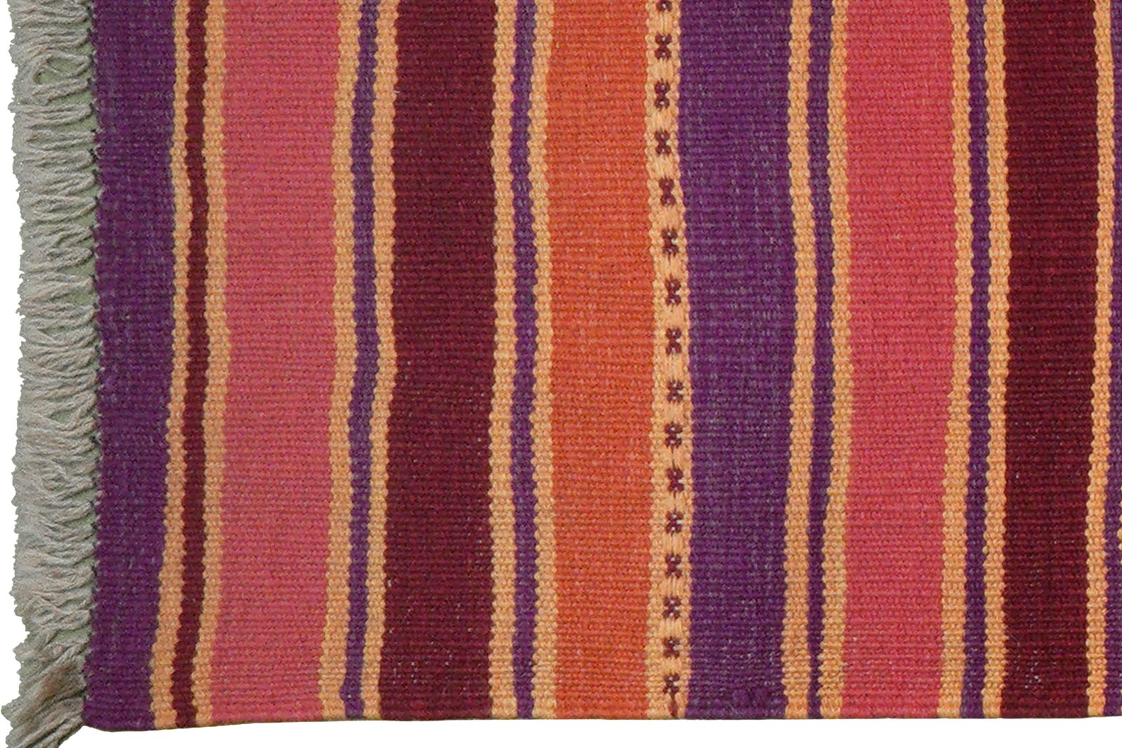 Kelim Gashgai — Handmade, 63x195 cm, Multicolor, 100% Virgin Wool | View 3