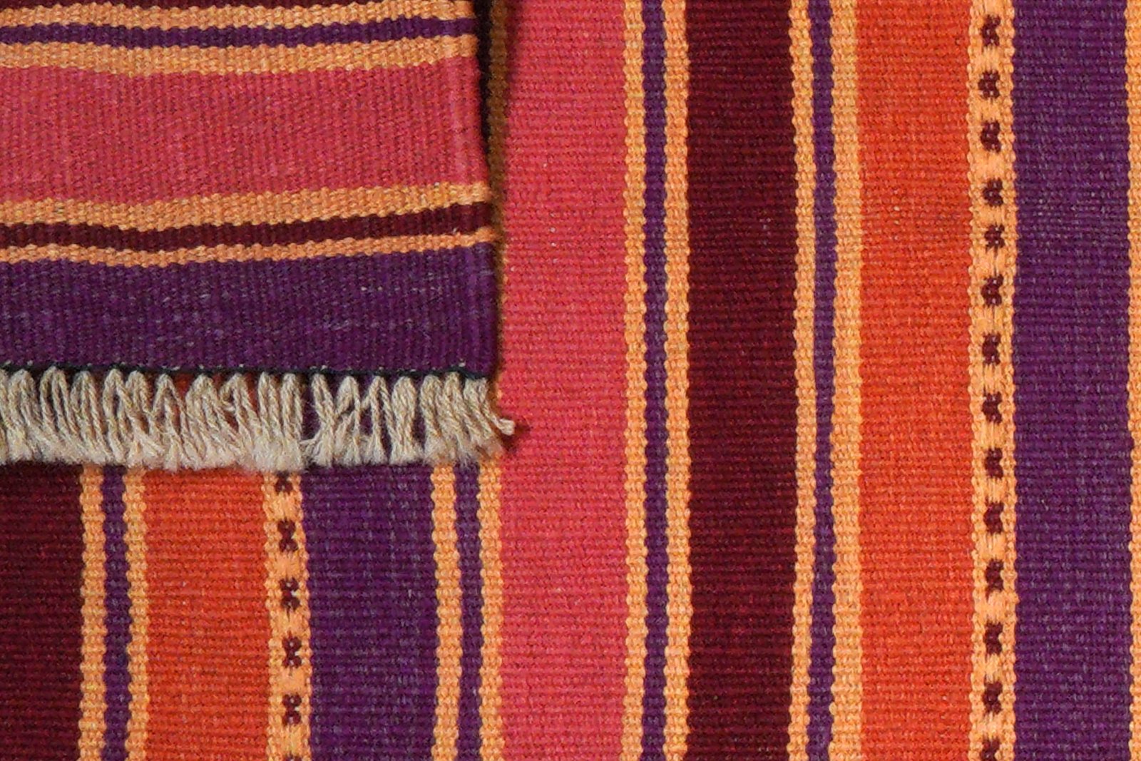 Kelim Gashgai — Handmade, 63x195 cm, Multicolor, 100% Virgin Wool | View 6