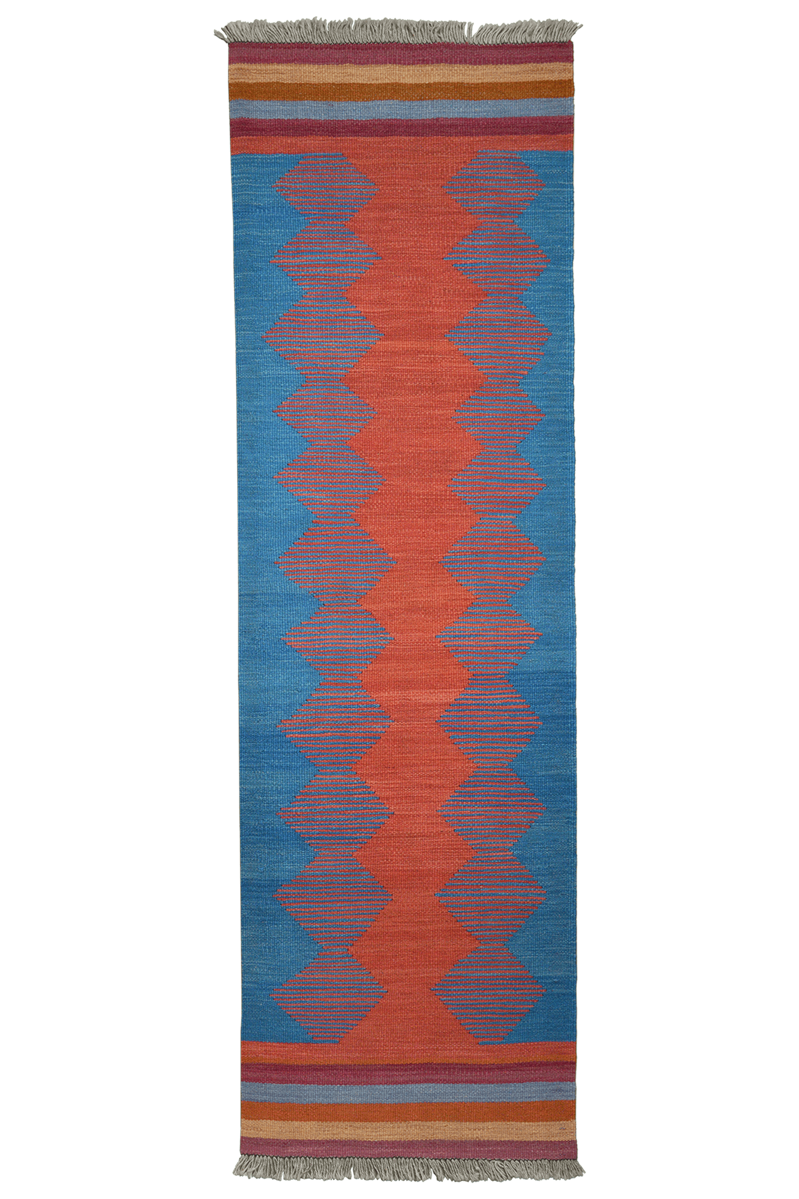Kelim Gashgai — Handmade, 60x198 cm, Multicolor, 100% Virgin Wool | Main view