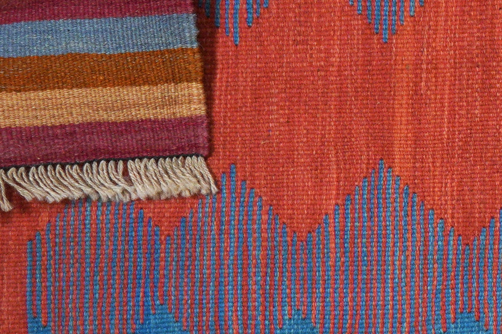 Kelim Gashgai — Handgefertigt, 198x60 cm, Bunt, 100% Virgin Wool | View 7