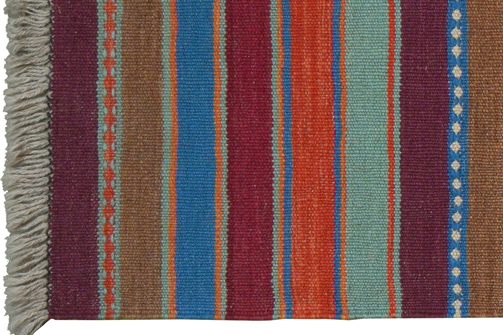 Kelim Gashgai — Handmade, 62x202 cm, Multicolor, 100% Virgin Wool | View 3