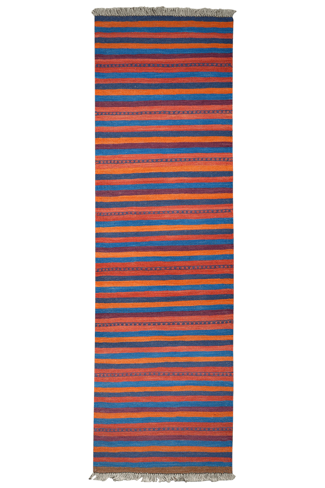 Kelim Gashgai — Handmade, 59x198 cm, Multicolor, 100% Virgin Wool | Main view