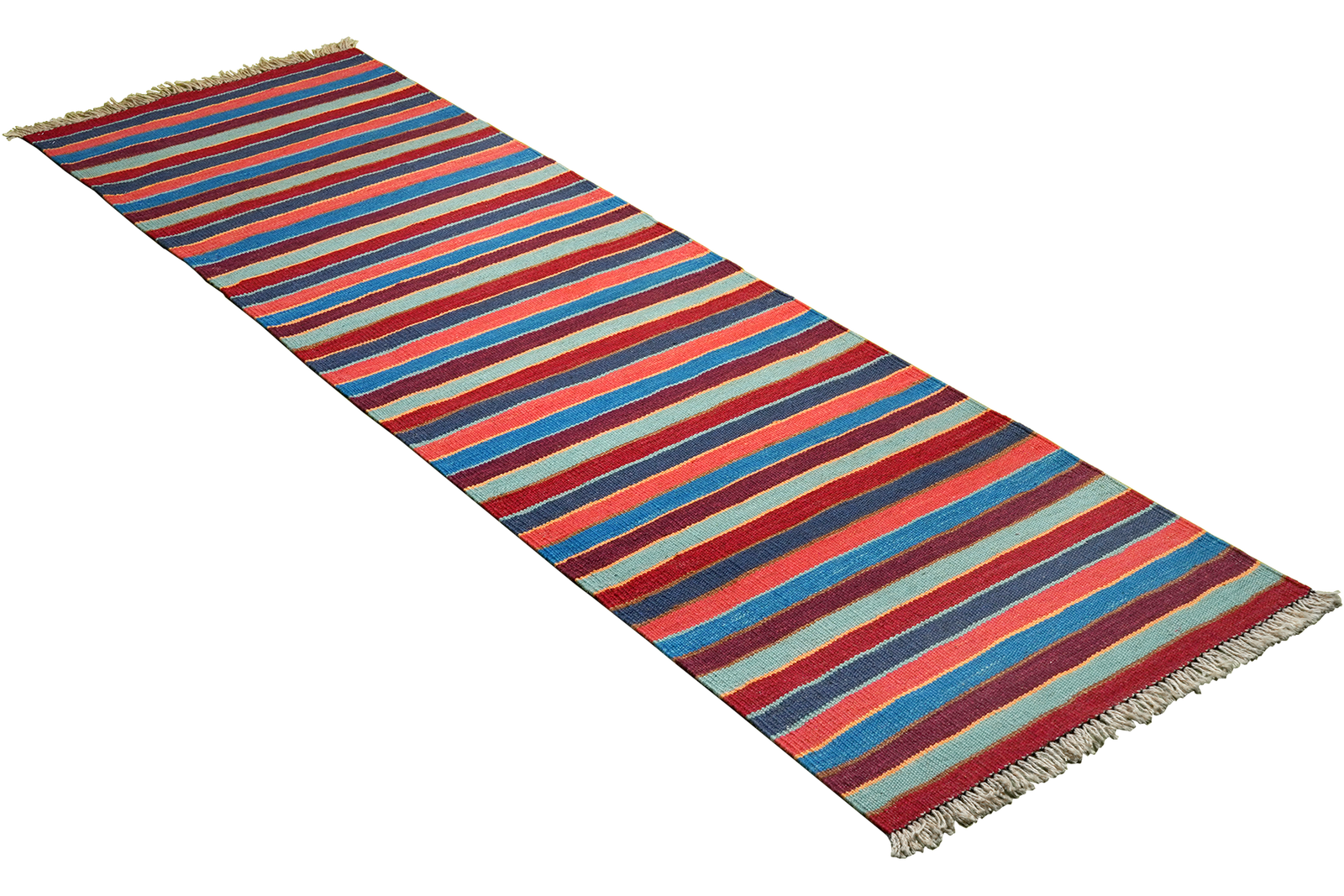 Kelim Gashgai — Handgefertigt, 199x60 cm, Bunt, 100% Virgin Wool | View 5