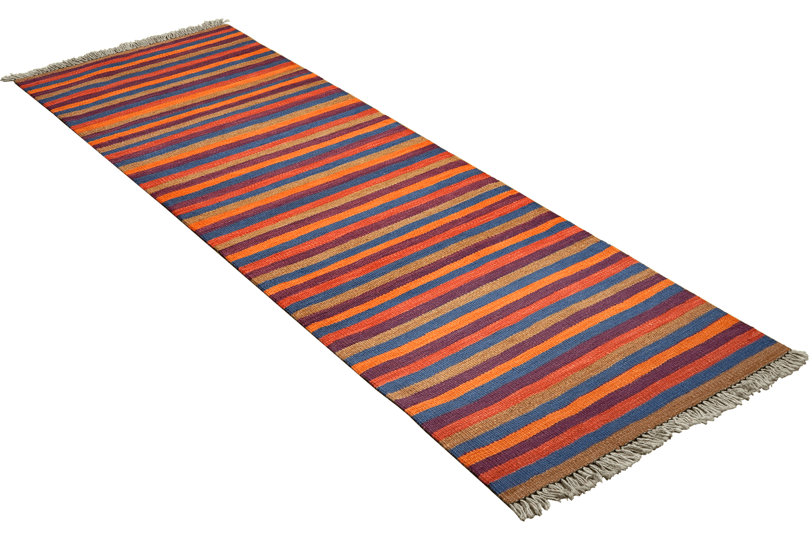 Kelim Gashgai — Handmade, 65x193 cm, Multicolor, 100% Virgin Wool | View 4