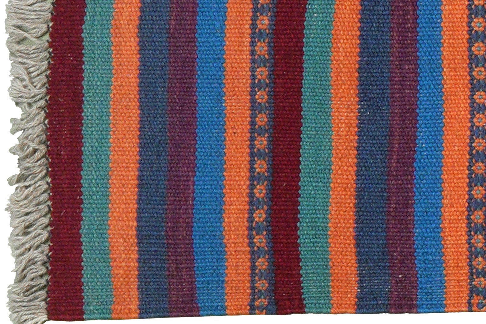 Kelim Gashgai — Handmade, 60x197 cm, Multicolor, 100% Virgin Wool | View 3