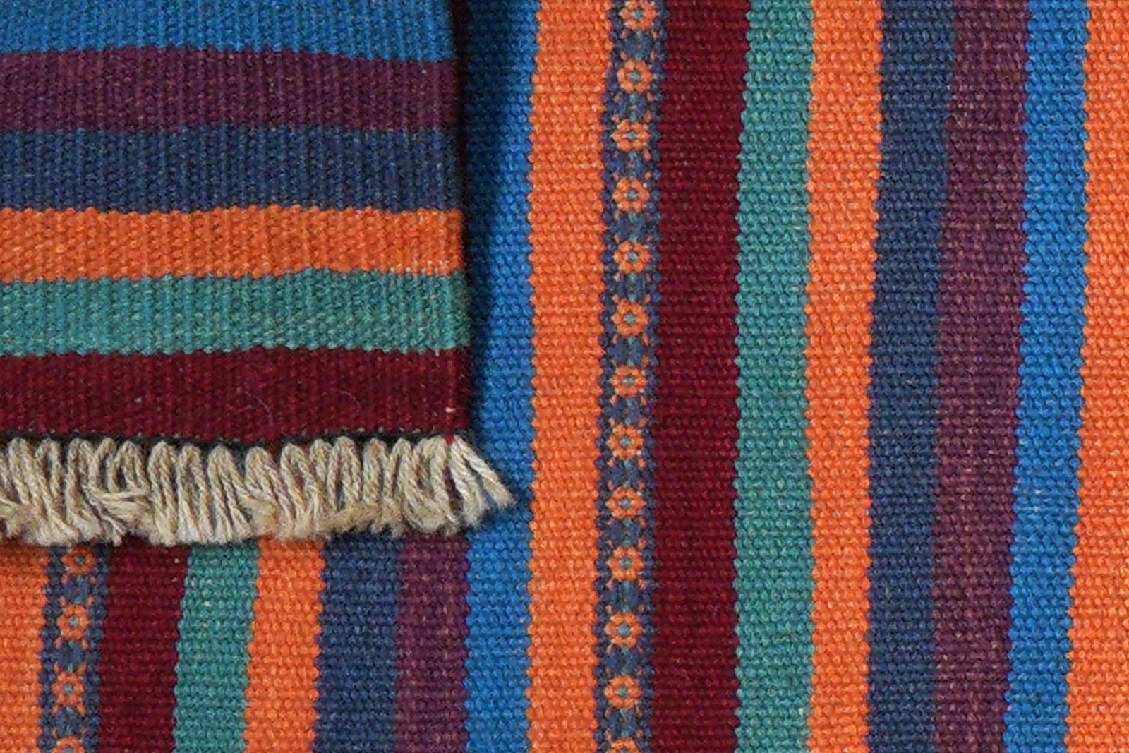 Kelim Gashgai — Handmade, 60x197 cm, Multicolor, 100% Virgin Wool | View 6