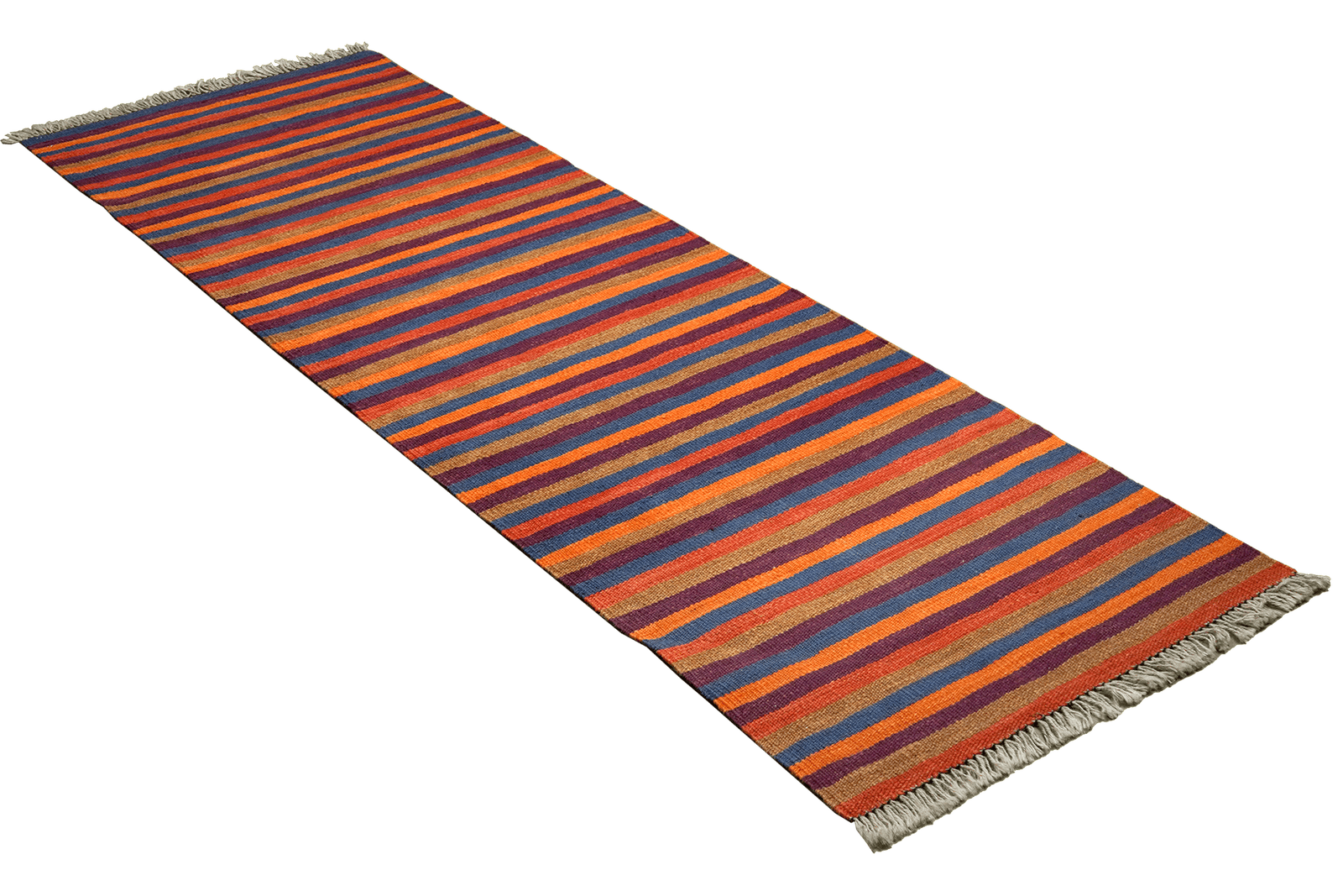 Kelim Gashgai — Handmade, 64x196 cm, Multicolor, 100% Virgin Wool | View 4
