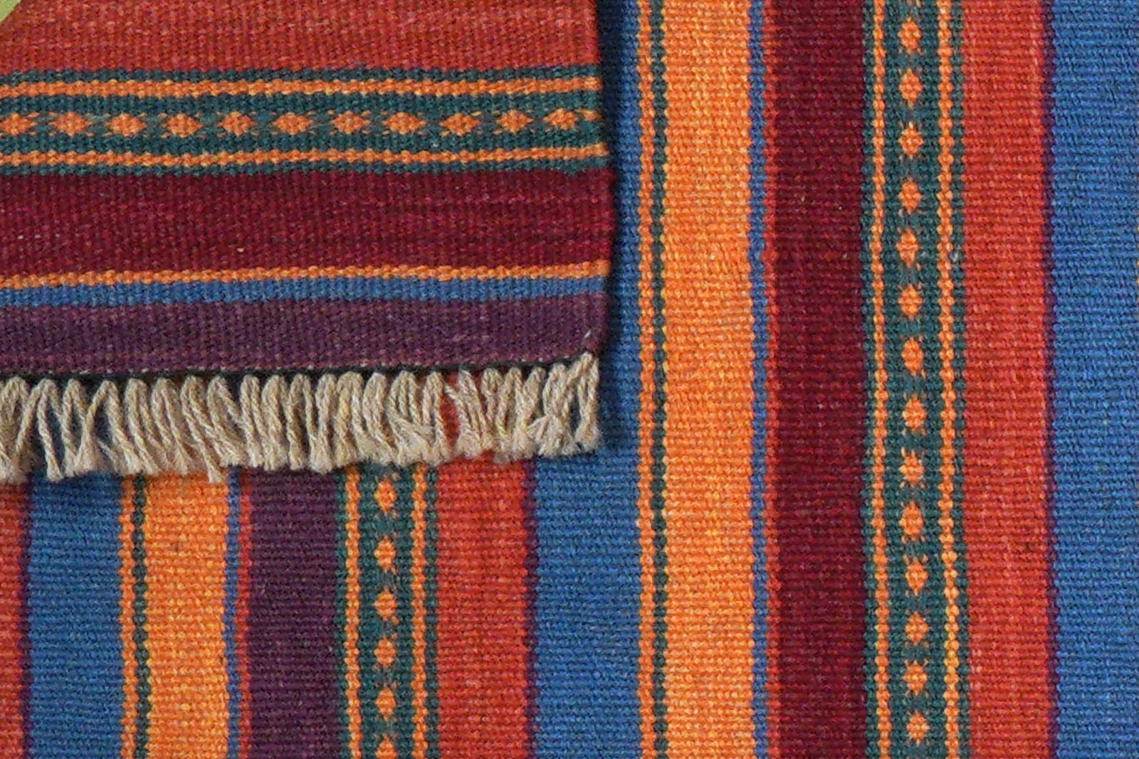 Kelim Gashgai — Handgefertigt, 201x62 cm, Bunt, 100% Virgin Wool | View 7