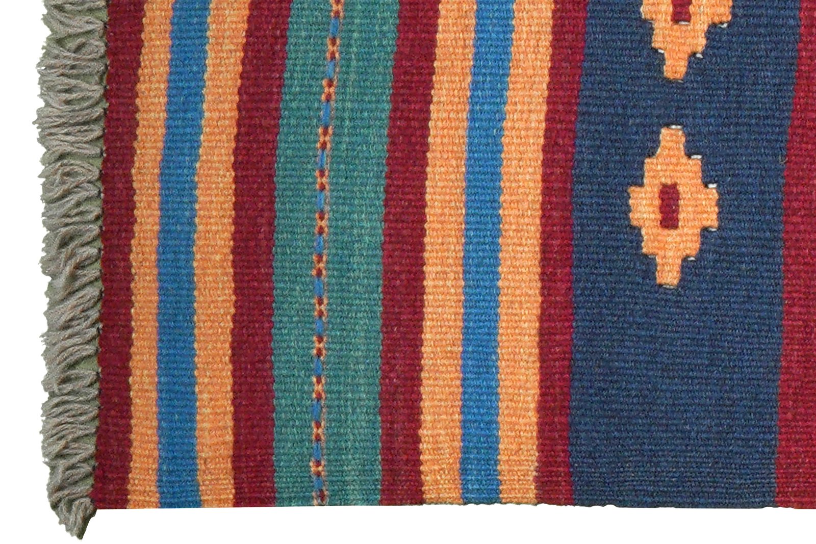 Kelim Gashgai — Handmade, 62x201 cm, Multicolor, 100% Virgin Wool | View 3