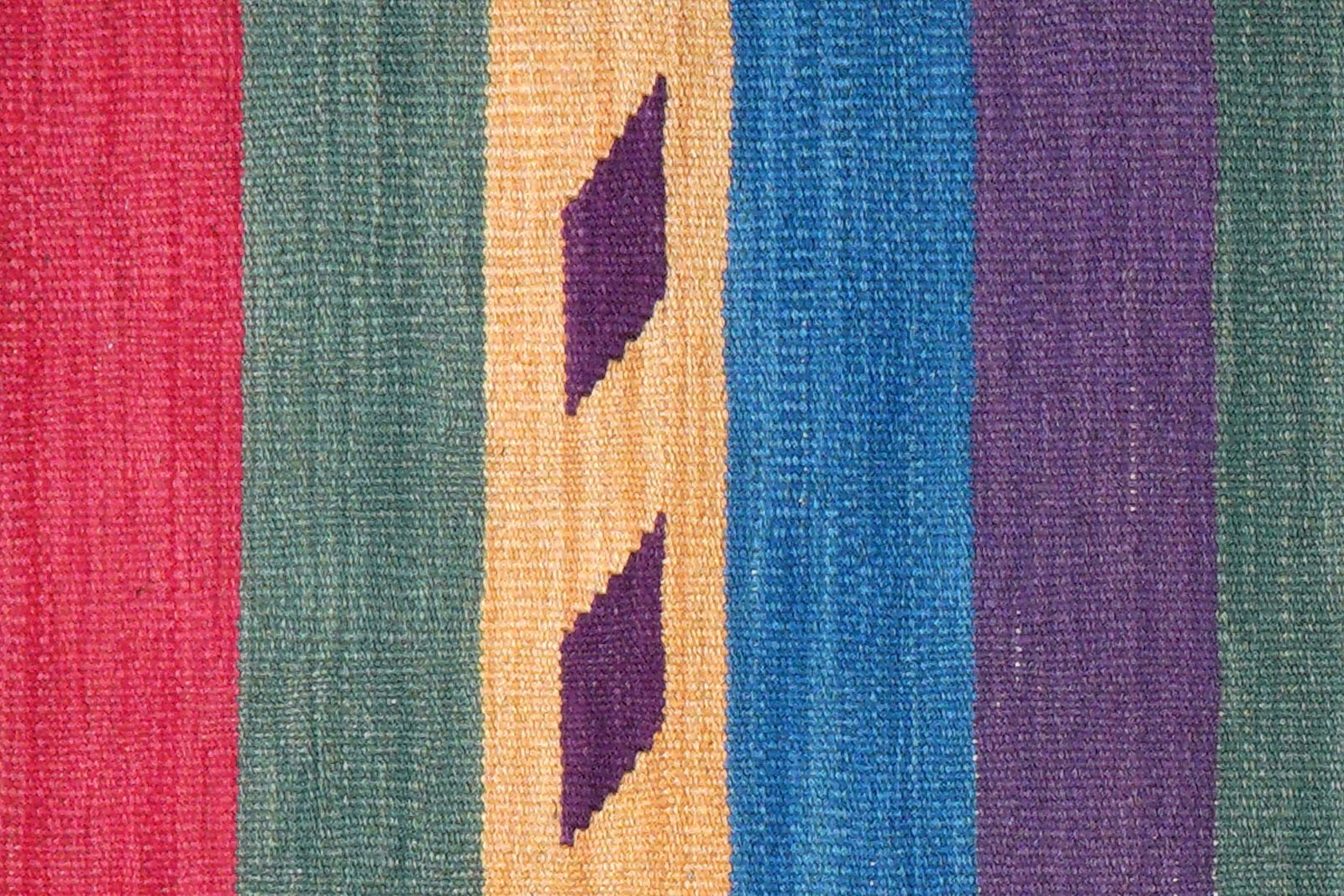 Kelim Gashgai — Handmade, 64x203 cm, Multicolor, 100% Virgin Wool | View 5
