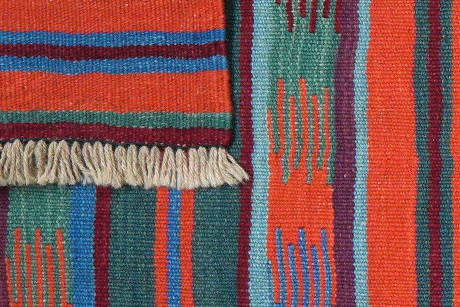 Kelim Gashgai — Handmade, 61x195 cm, Multicolor, 100% Virgin Wool | View 6