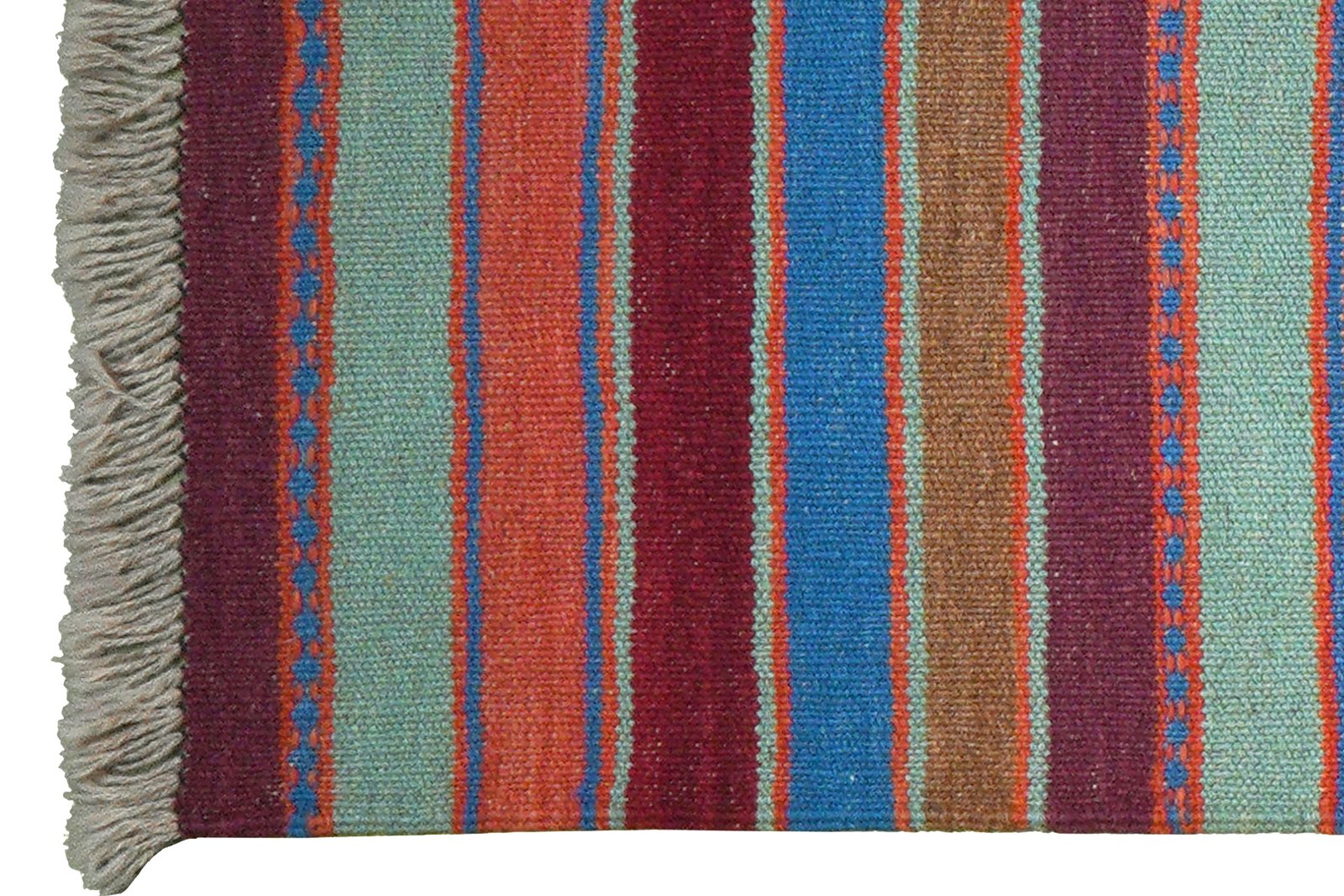 Kelim Gashgai — Handmade, 64x204 cm, Multicolor, 100% Virgin Wool | View 3