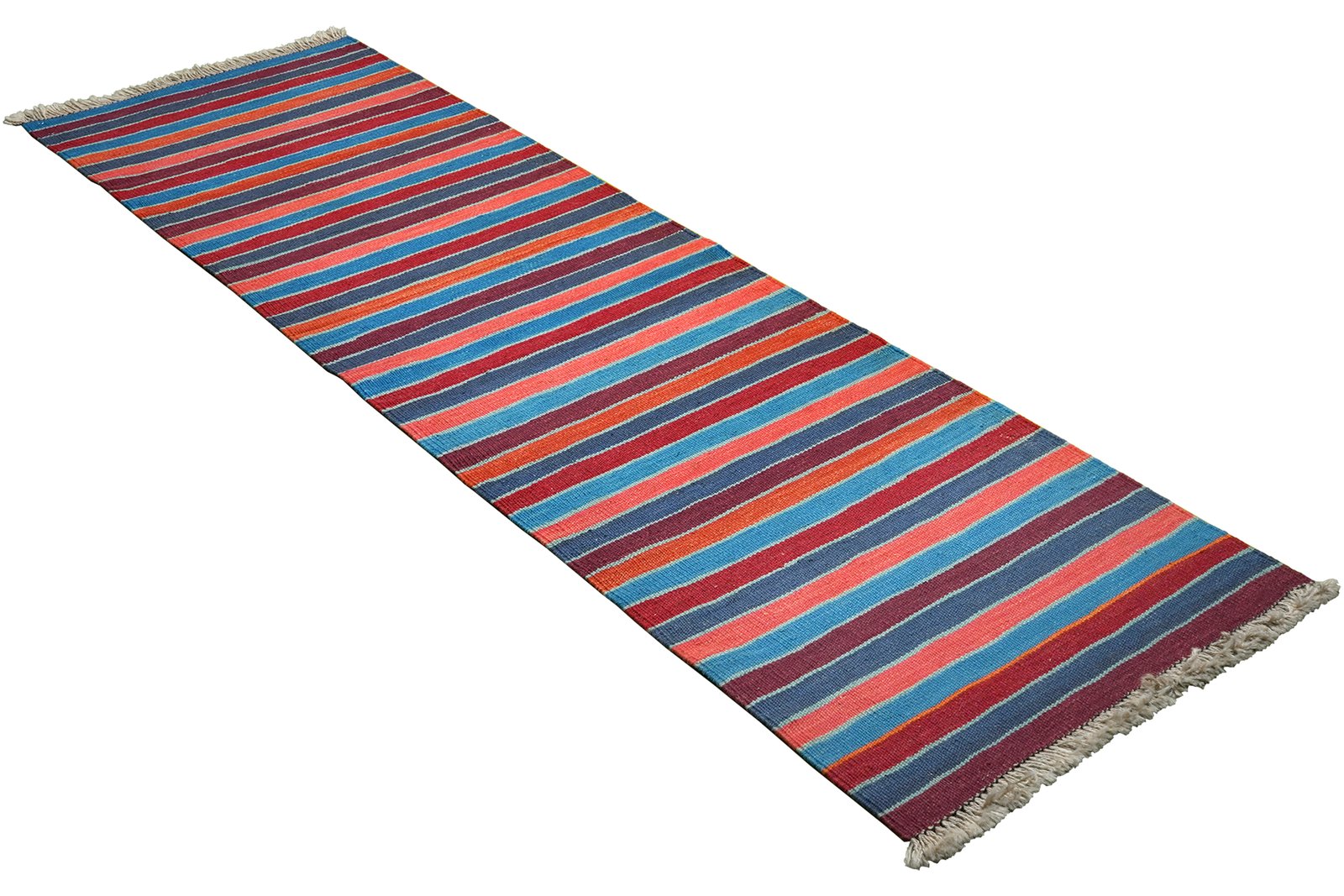 Kelim Gashgai — Handmade, 60x198 cm, Multicolor, 100% Virgin Wool | View 4