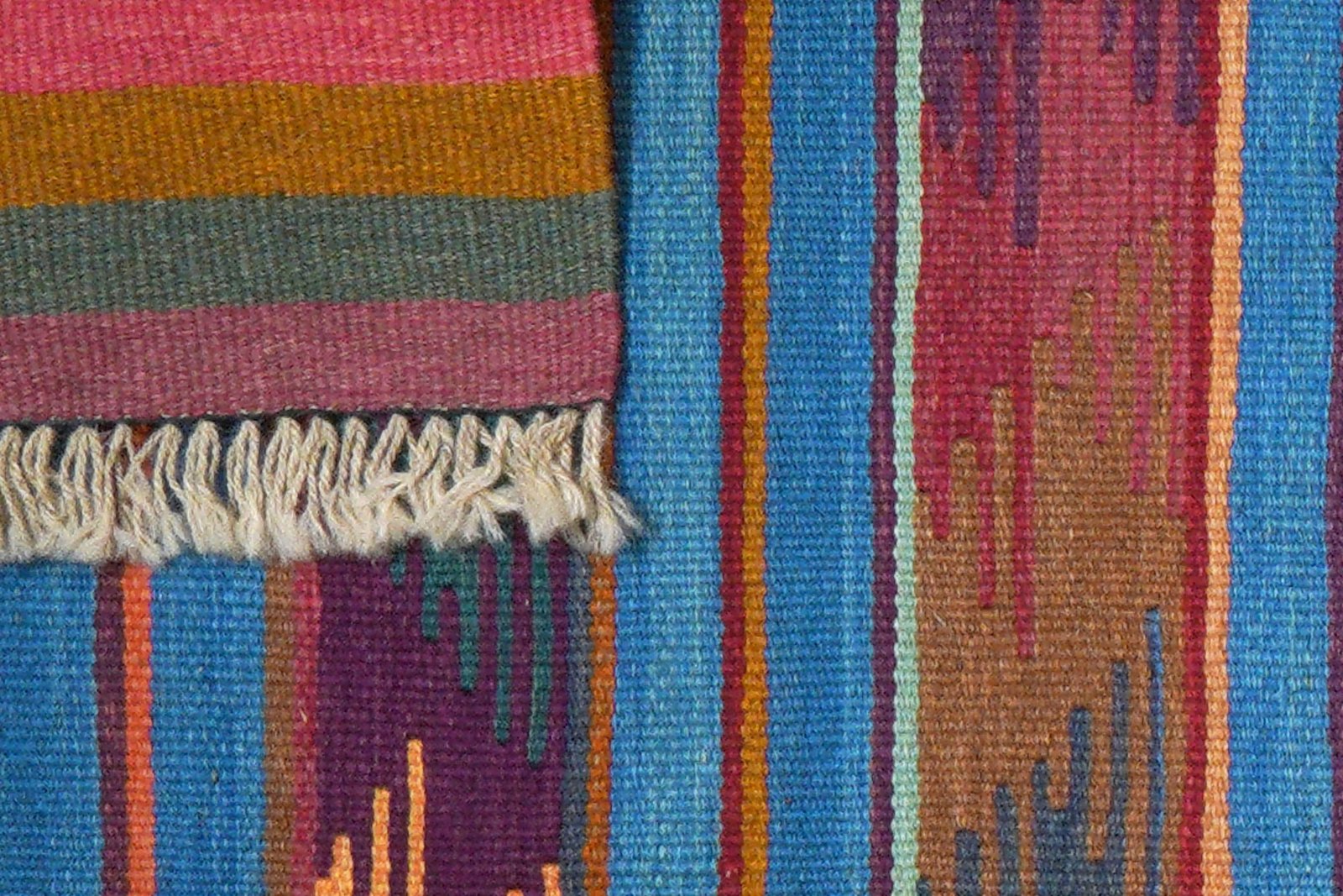 Kelim Gashgai — Handmade, 59x193 cm, Multicolor, 100% Virgin Wool | View 6