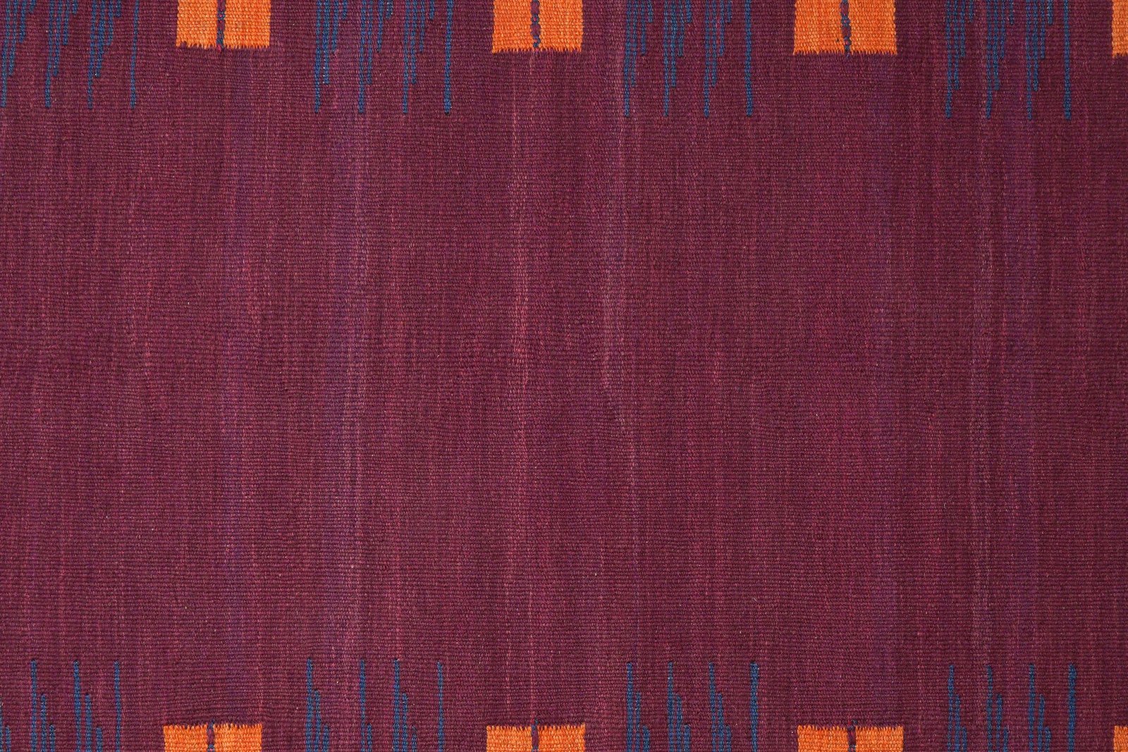 Kelim Gashgai — Handmade, 134x189 cm, Violett, 100% Virgin Wool | View 5