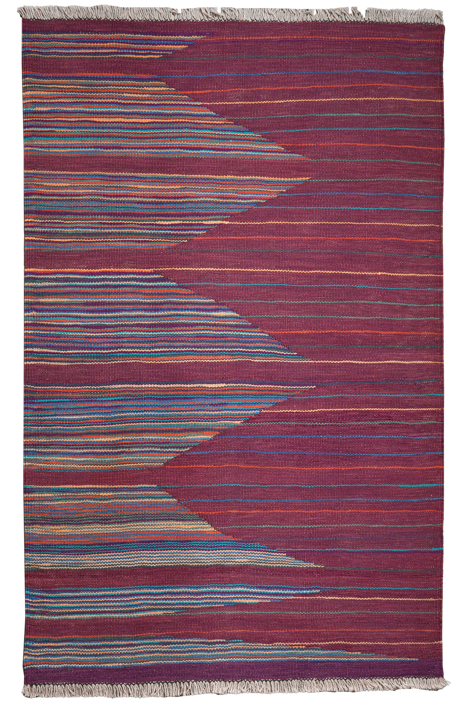 Kelim Gashgai — Handgefertigt, 147x93 cm, Bunt, 100% Virgin Wool | Main view