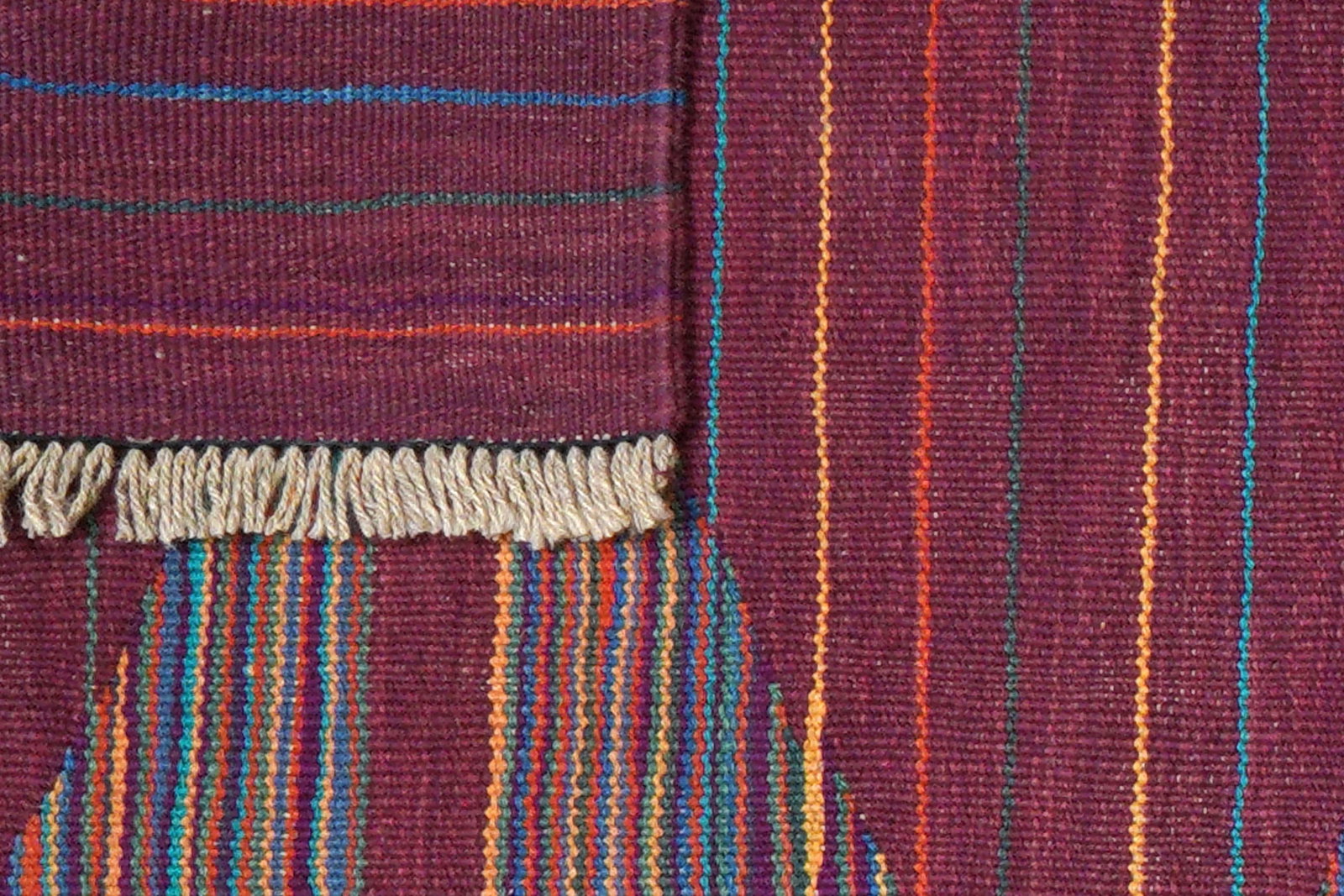 Kelim Gashgai — Handgefertigt, 147x93 cm, Bunt, 100% Virgin Wool | View 6