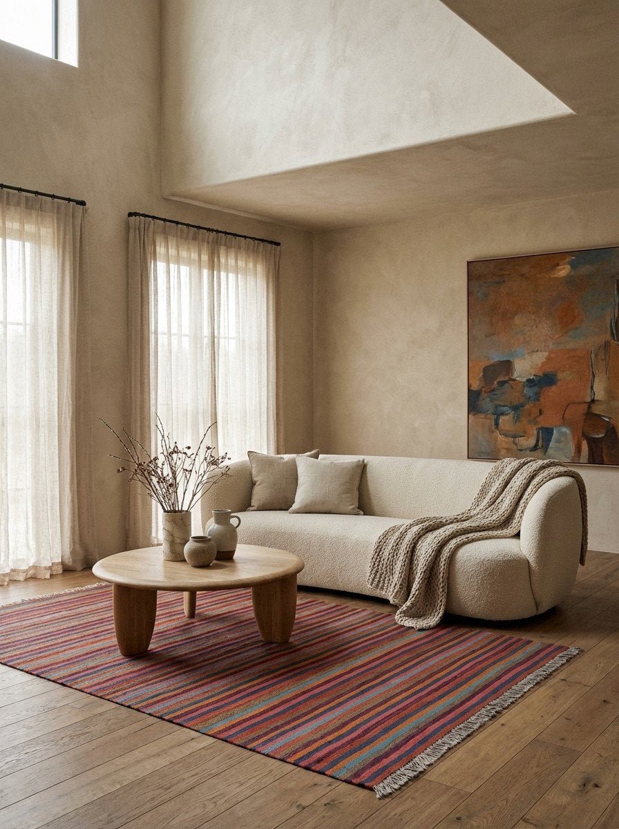 Kelim Gashgai — Handgefertigt, 181x114 cm, Bunt, 100% Virgin Wool | Detail view