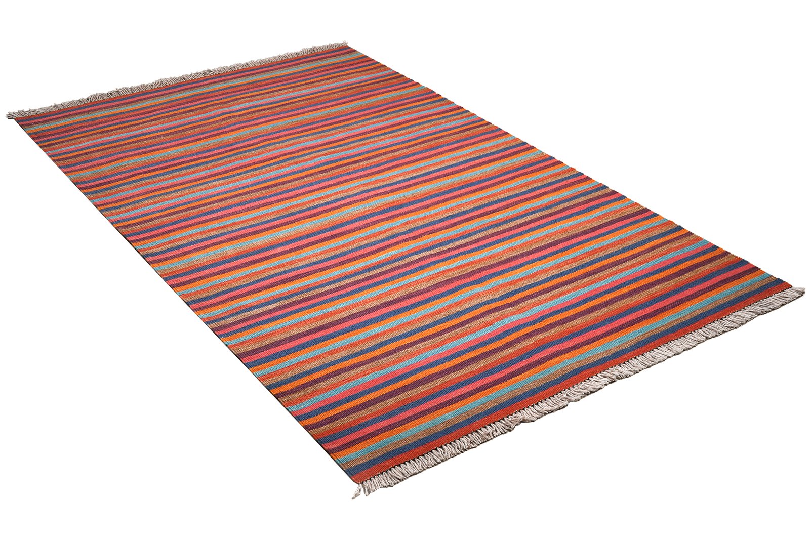 Kelim Gashgai — Handmade, 114x181 cm, Multicolor, 100% Virgin Wool | View 4