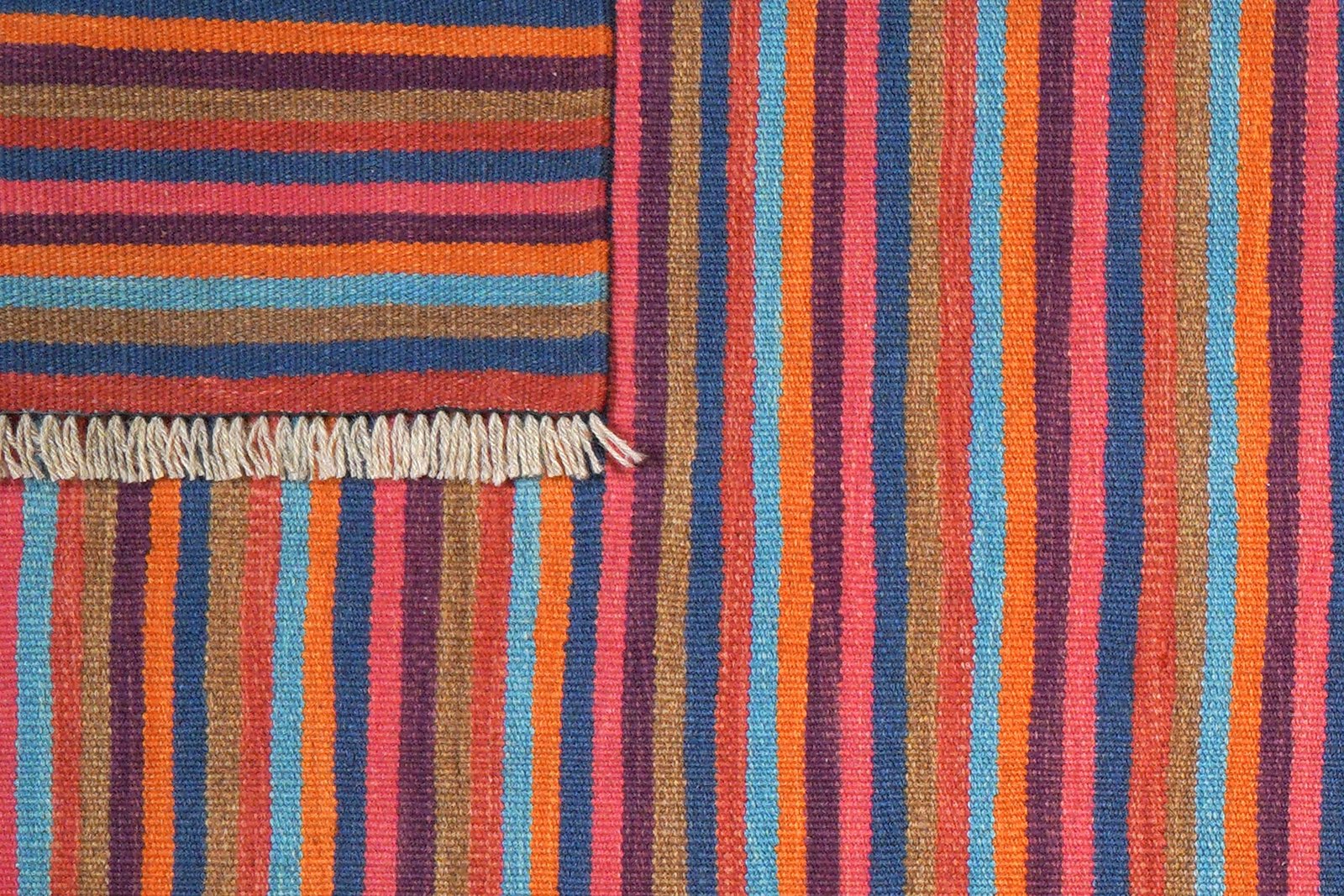 Kelim Gashgai — Handmade, 114x181 cm, Multicolor, 100% Virgin Wool | View 6