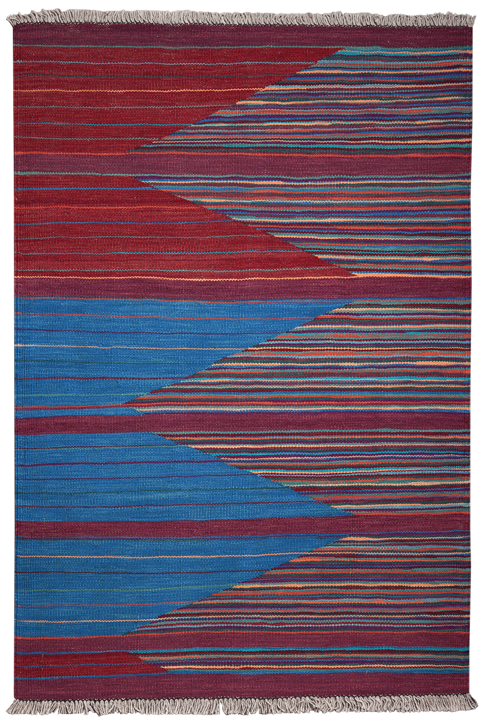 Kelim Gashgai — Handmade, 101x149 cm, Multicolor, 100% Virgin Wool | Main view