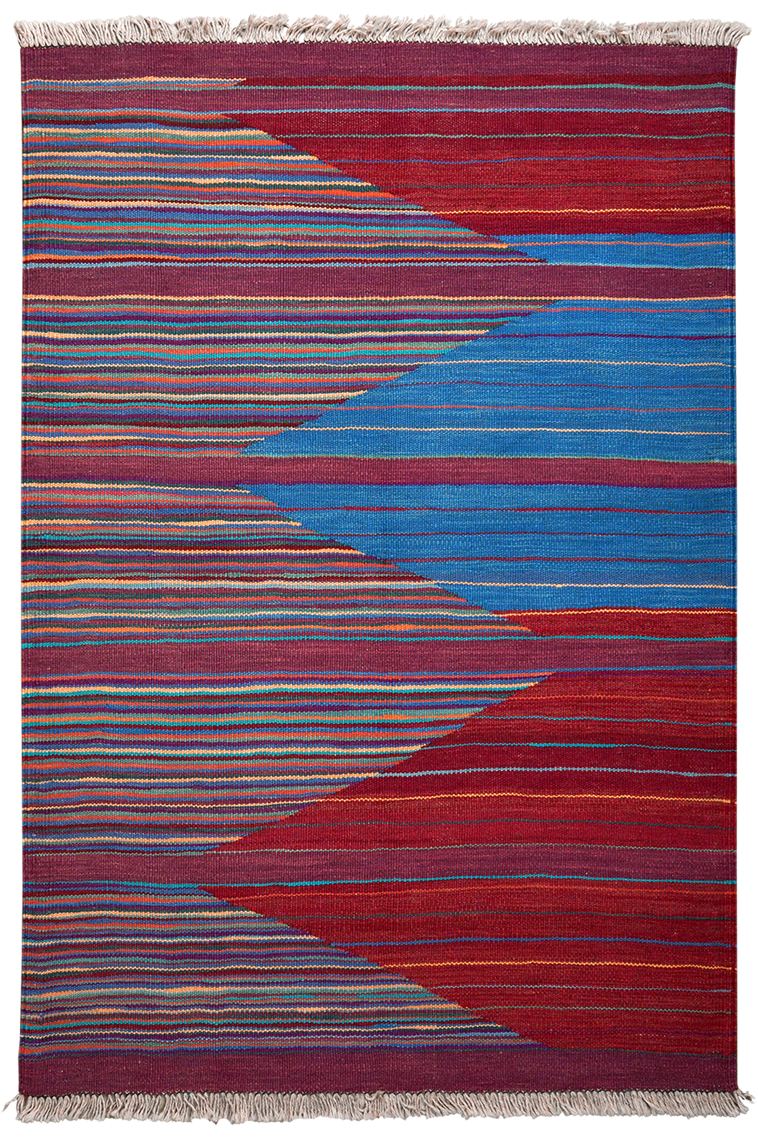 Kelim Gashgai — Handmade, 100x150 cm, Multicolor, 100% Virgin Wool | Main view